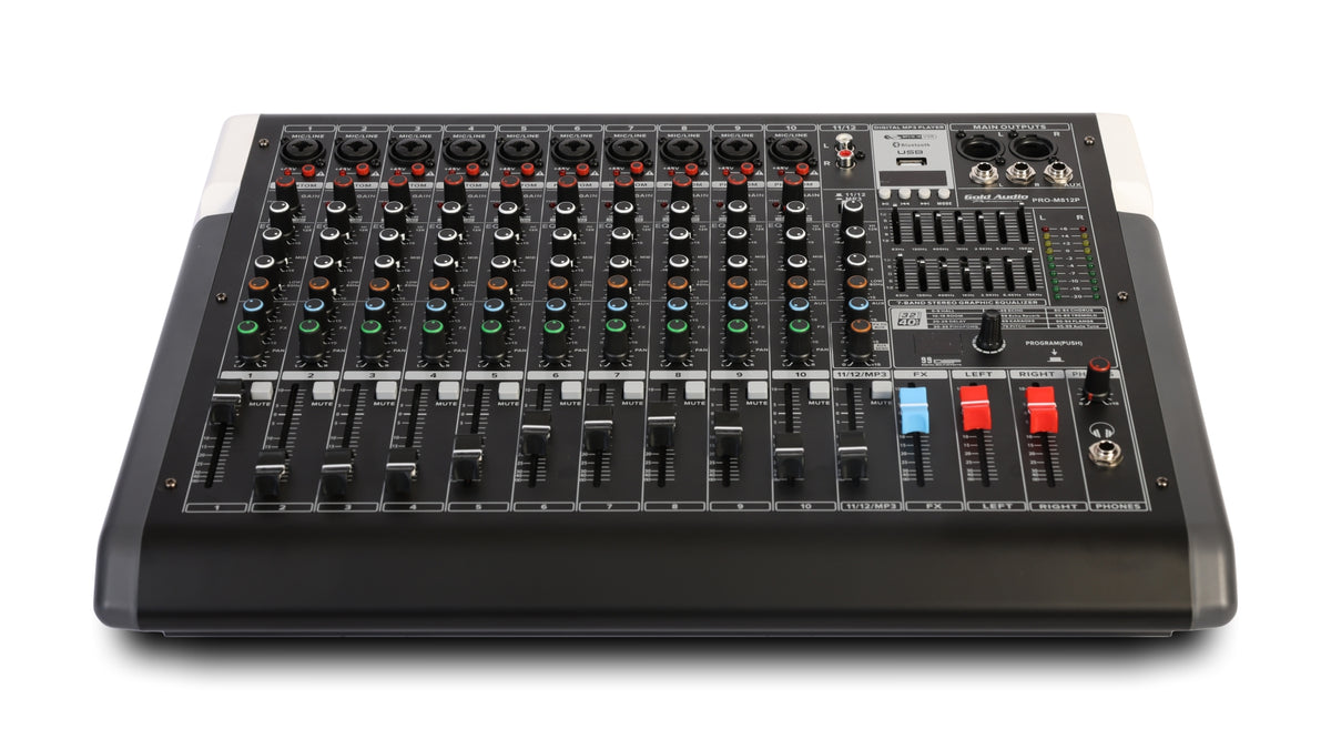 Gold Audio M812P Mixer – Sensonic