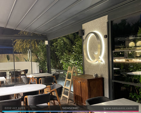 Kafe Ses Sistemi - Urla Q Kırmızı Cafe Ses Sistemleri Kurulumu