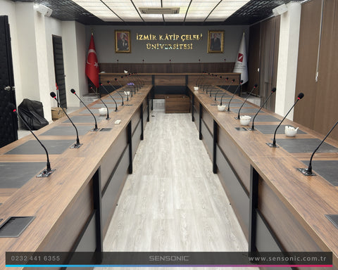 Toplantı ve Senato Salonu Ses Sistemi – İzmir Katip Çelebi Üniversitesi